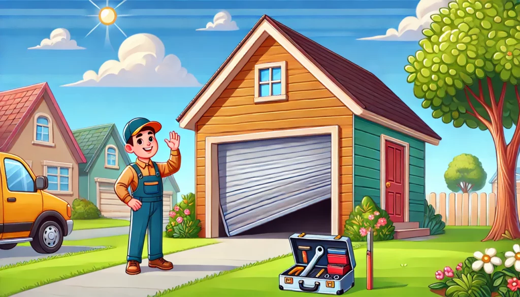 Off track garage door bc