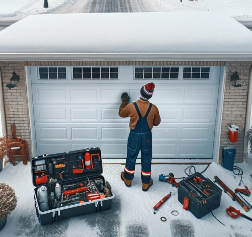 Winter Tech repair door