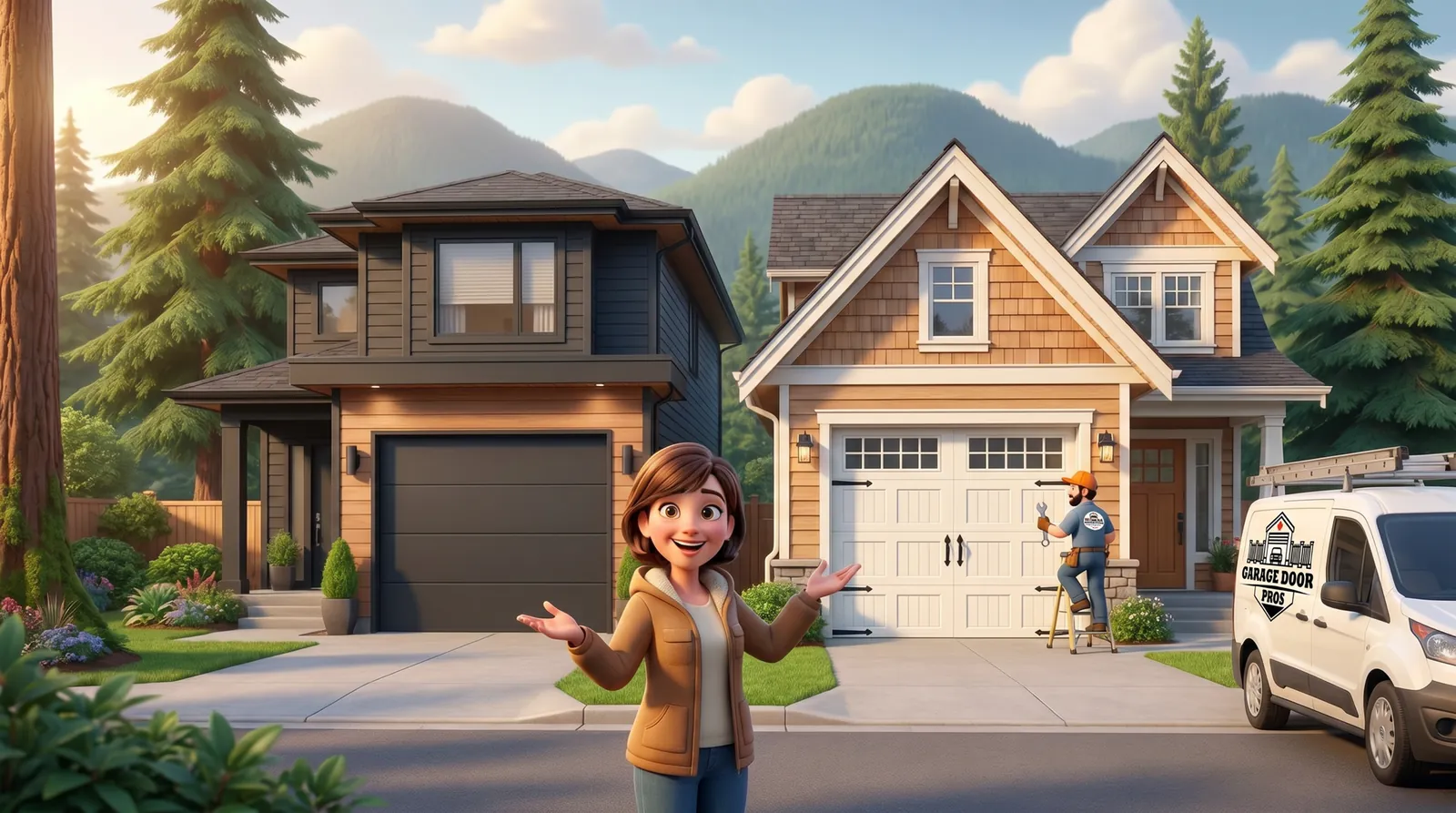 Modern vs. Carriage-Style Garage Doors: Matching Your Maple Ridge Home