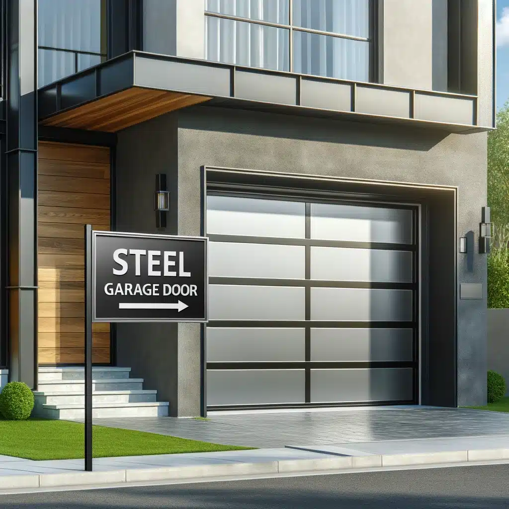 steel garage door