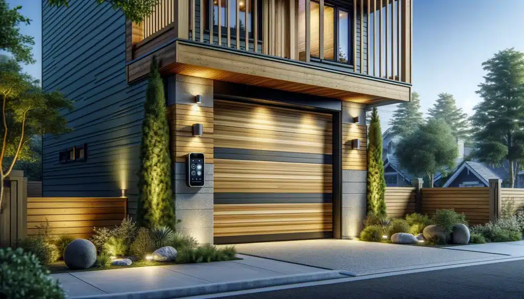 Modern garage Door