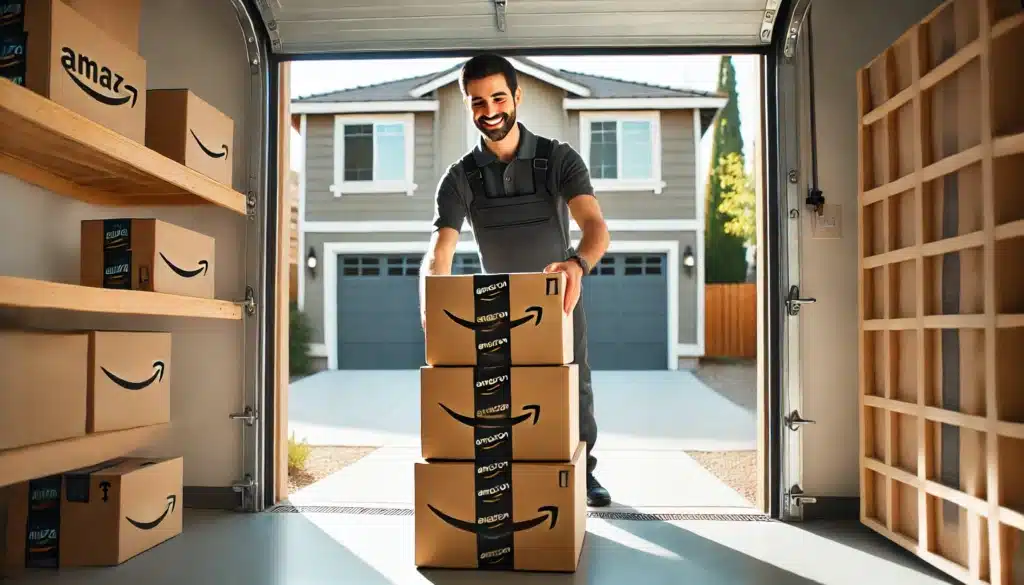 Amazon in garage delivery