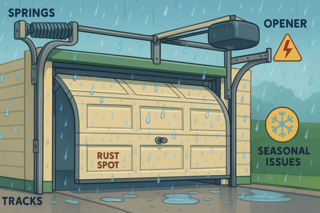 Rainy issues Garage Door