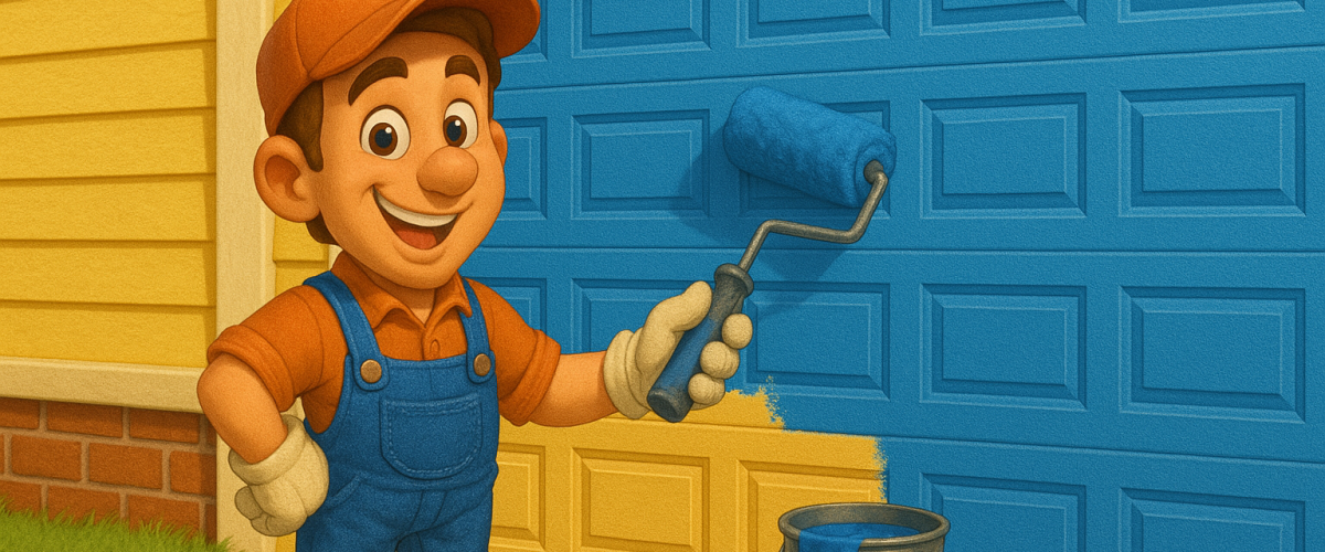 Painting Technician Garage Door